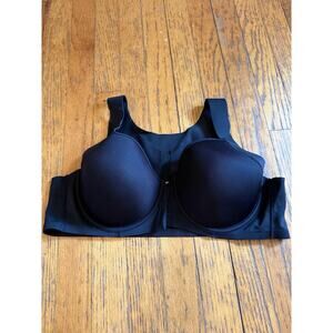 Bali Bra Womens 40C Black Molded Cups Back Smoothing Comfort Full Cup DF3450